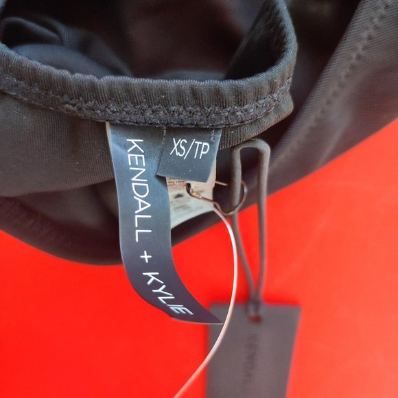 Kendall & Kylie swim wear one piece black women's size XS NWT - Picture 5 of 6